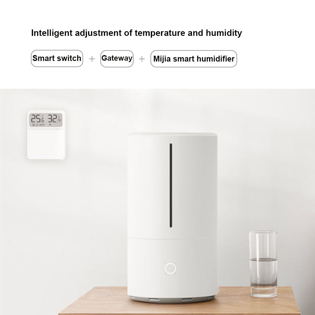 Xiaomi Mijia Multifunction Switch Temperature Humidity Single Control Three Open Electric Lamp LCD Switch Bluetooth version
