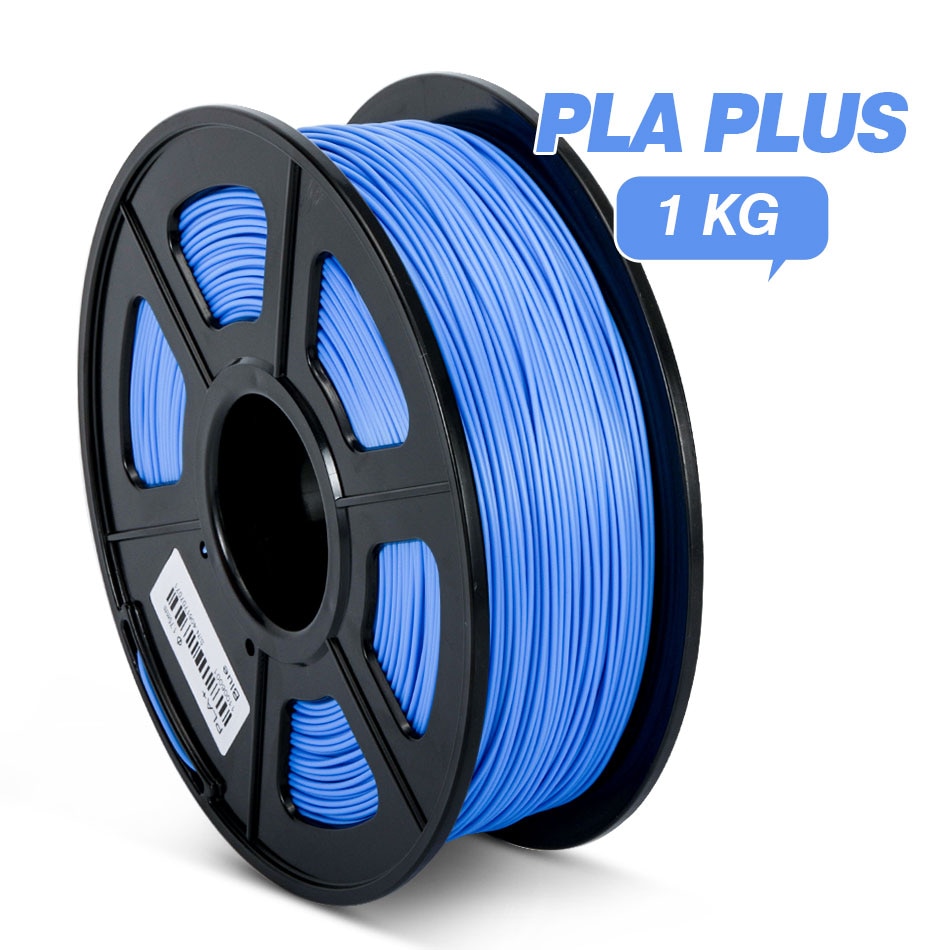 1.75mm PLA /PLA Plus 3D Printer Filament For FDM 3D Printer 1KG With Spool 100% No Bubble Non-toxic PLA /PLA+ Filament: PLA PLUS Blue