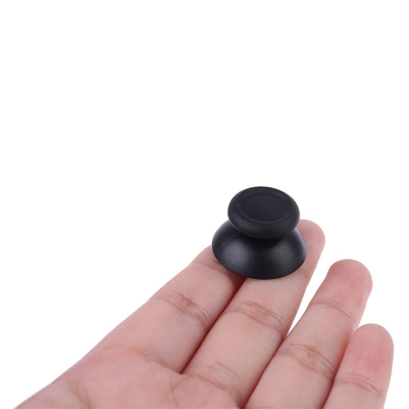 10Pcs Stick Cap Zwart Analoge Vervanging Controller Thumb Stick Voor PS4 Duimknoppen