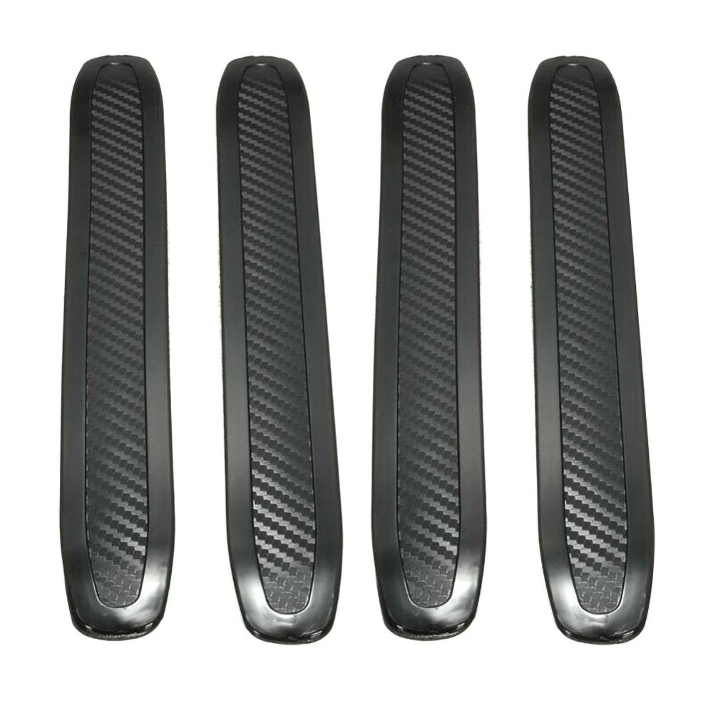 4pcs Universal Car Bumper Corner Rubber Strip Anti-rub Protector Guards Parts