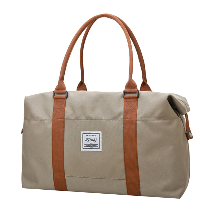 Large Travel Bag Women Cabin Tote Bags Handbag Oxford Cloth Canvas Waterproof Shoulder Bags Women Weekend Overnight Bag: army green