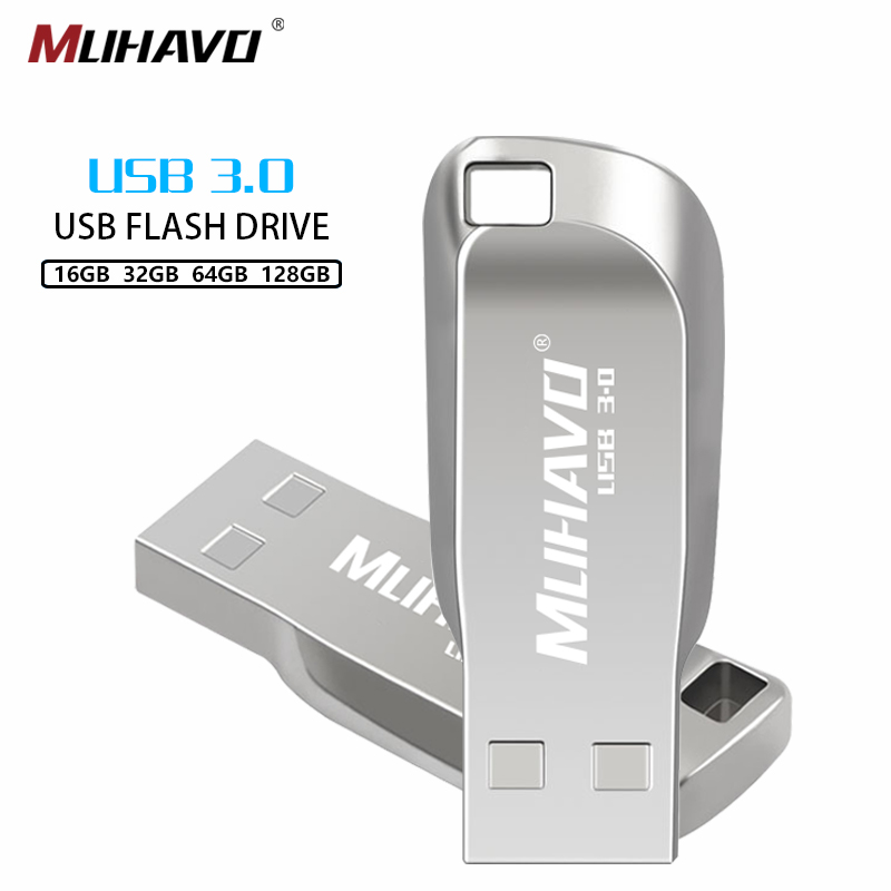 Clé usb en métal haute vitesse 32GB usb3.0 lecteur de stylo en métal 64gb clé usb 128GB 8GB 16GB clé usb clé usb