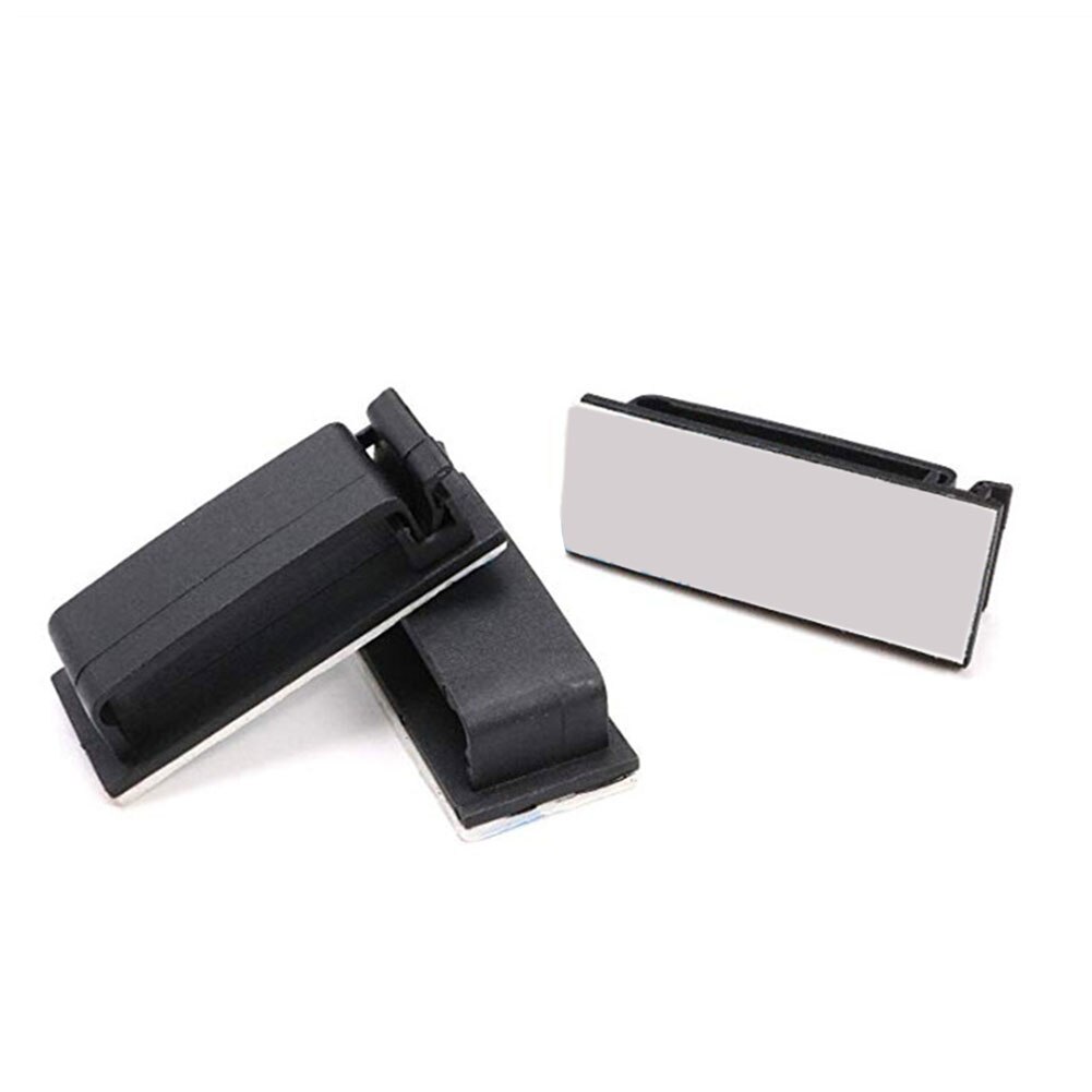 Network Snap On Drilling Free Self Adhesive Desk Surface Wall Cable Management Clip Wire Organisers Fixed Home Office Fasteners