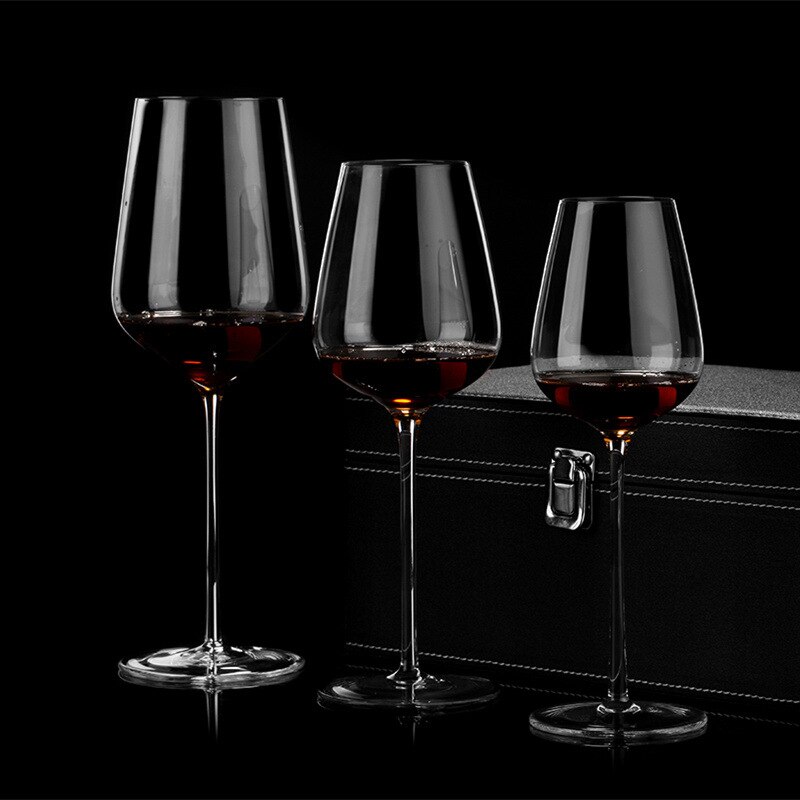 Verre à vin rouge de luxe, verre de cristal de luxe, européen haut de gamme, verre à vin de Bordeaux Oblique