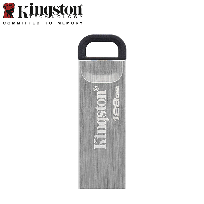 Kingston DataTraveler Kyson USB Flash Drive met stijlvolle capless metalen behuizing 32GB 64GB 128GB 256GB 512GB Pen Drive USB3.2 u Disk