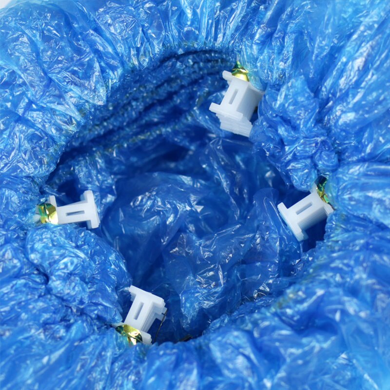 Cordial Shinning-Protector plástico para zapatos, maquinaria para cobertura de zapatos con tela azul desechable, conveniente y cómodo, con cubiertas de , modelo PE, por 200uds