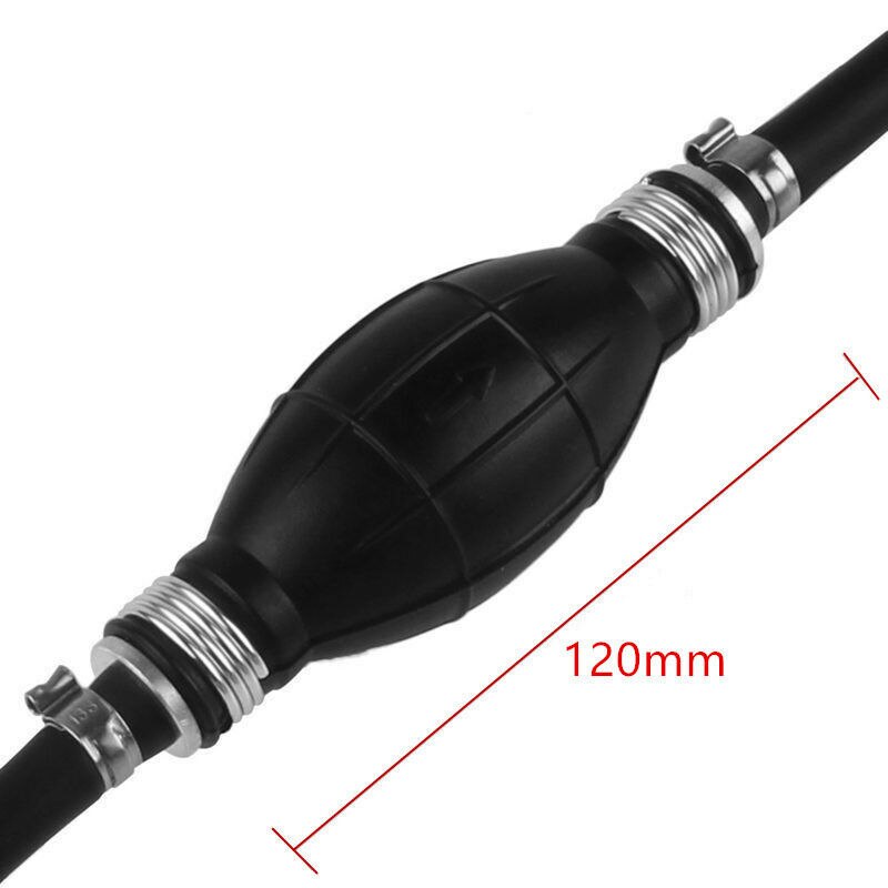 10MM Fuel Line Assembly Braided with Primer Bulb For Marine Outboard Boat RVS Tractors Caravans