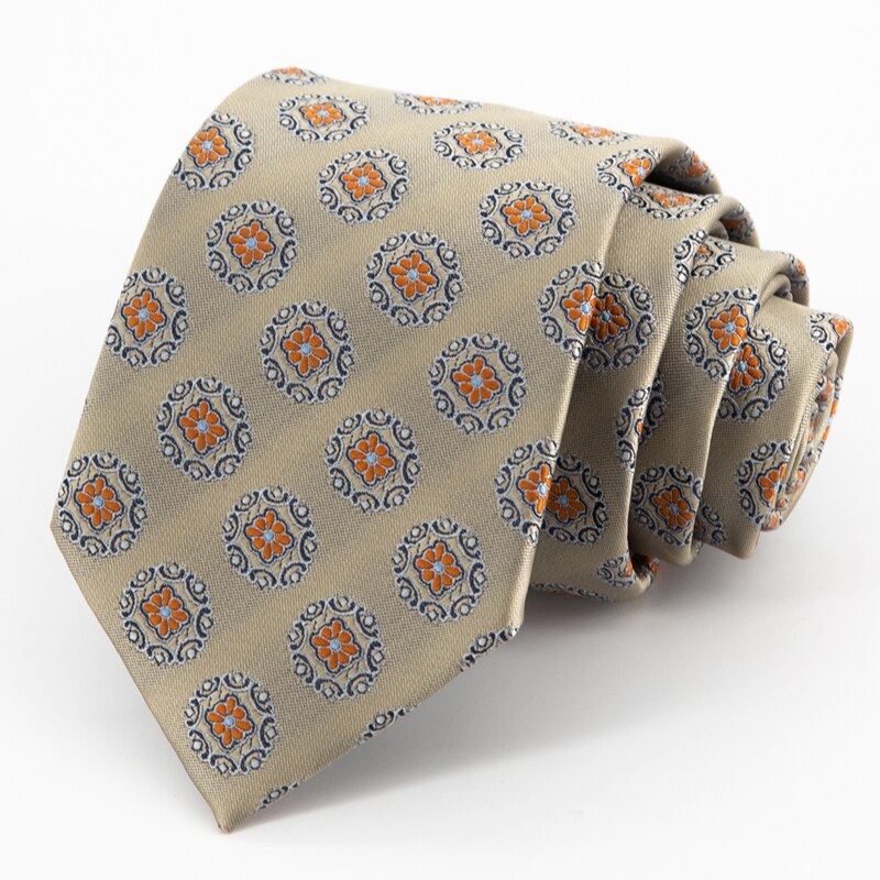 Jacquard 8CM Gentleman Tie Brand Formal Ties For Men Business Suit Work Necktie With Box: JML2910