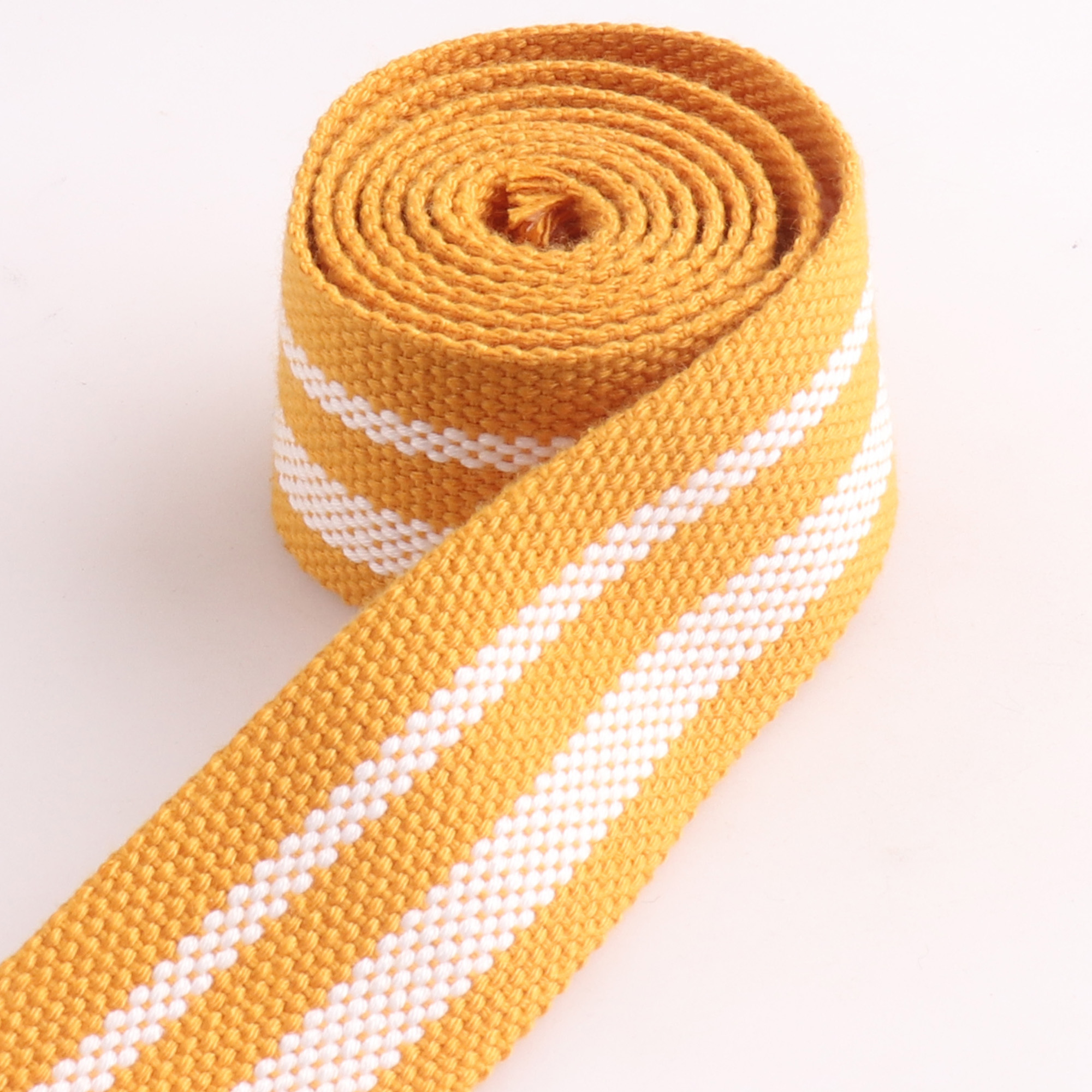 38mm Cotton Webbing Ribbon Belt Bag Cotton Webbing Polyester/Cotton Webbing Knapsack Strapping Sewing Bag Belt Accessories 3yard: Yellow