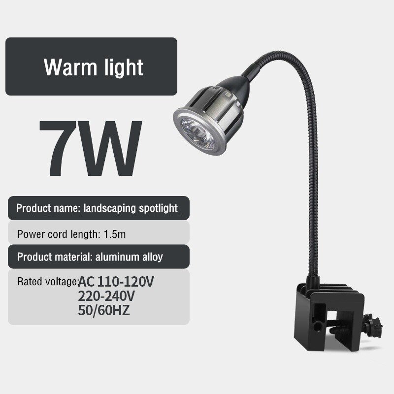 Luz de acuario LED de espectro completo COB paisajismo del tanque de peces, foco para acuarios plantados, decoración de terrario, Nano: 3