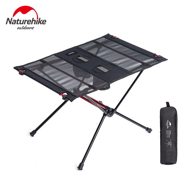 Naturehike Lightweight Folding Aluminum Table Portable Outdoor Camping Fishing Picnic Barbecue Table: Default Title