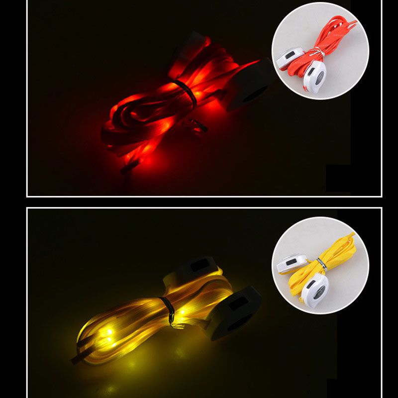 Night Mode Usb Opladen Shine Led Change Lichtgevende Schoenveter Club Party Lichtgevende Glow Light Up Strap Droppingship