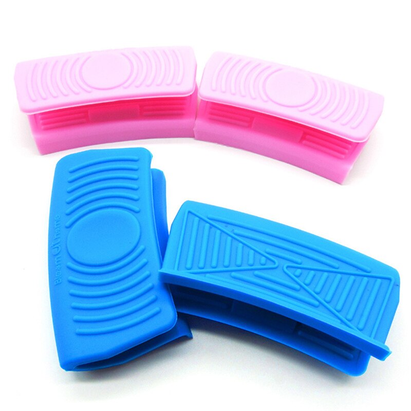 Draagbare 1 Paar Siliconen Oven Mini Handschoenen Heatproof Anti-Brandwonden Handschoenen Voor Koken Klem Pot Houders Potholders