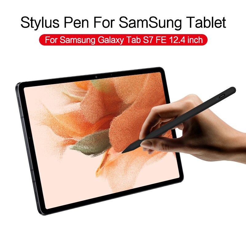 Stylus Pen Voor Samsung Galaxy Tab S7 Fe Lte 12.4 Tablet Pen Oplaadbare Voor Galaxy SM-T735 T733 Screen Touch Tekening pen Potlood