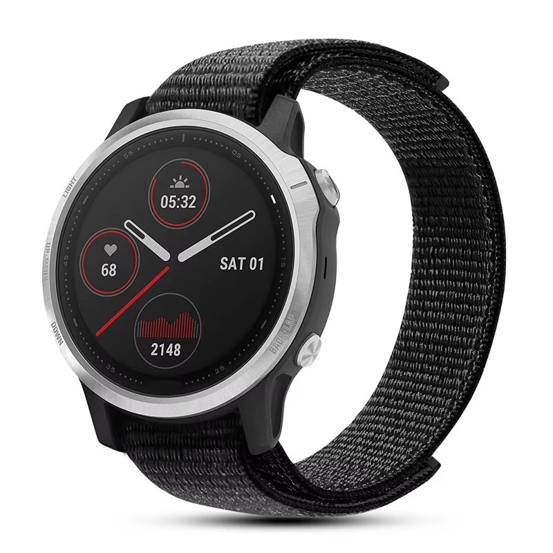 Til garmin fenix 6 6s 6x pro 5 5s Plus 7 7s 7x erstatningsklokkerem til garmin fenix 8 klokkerem 20/22/26mm vevd nylon