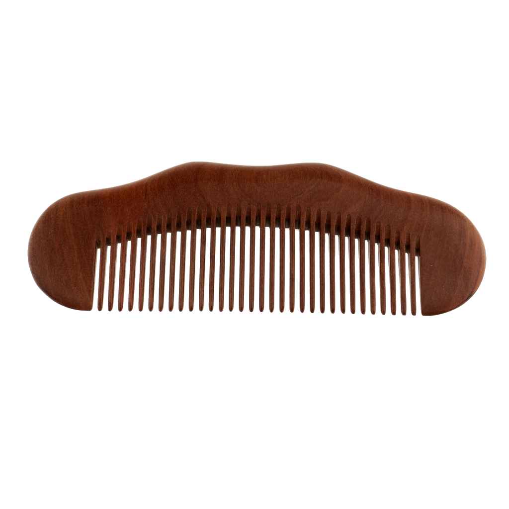 Natural Peach Wood Comb Anti Static Hair Care Combs Head Massage Fine Teeth