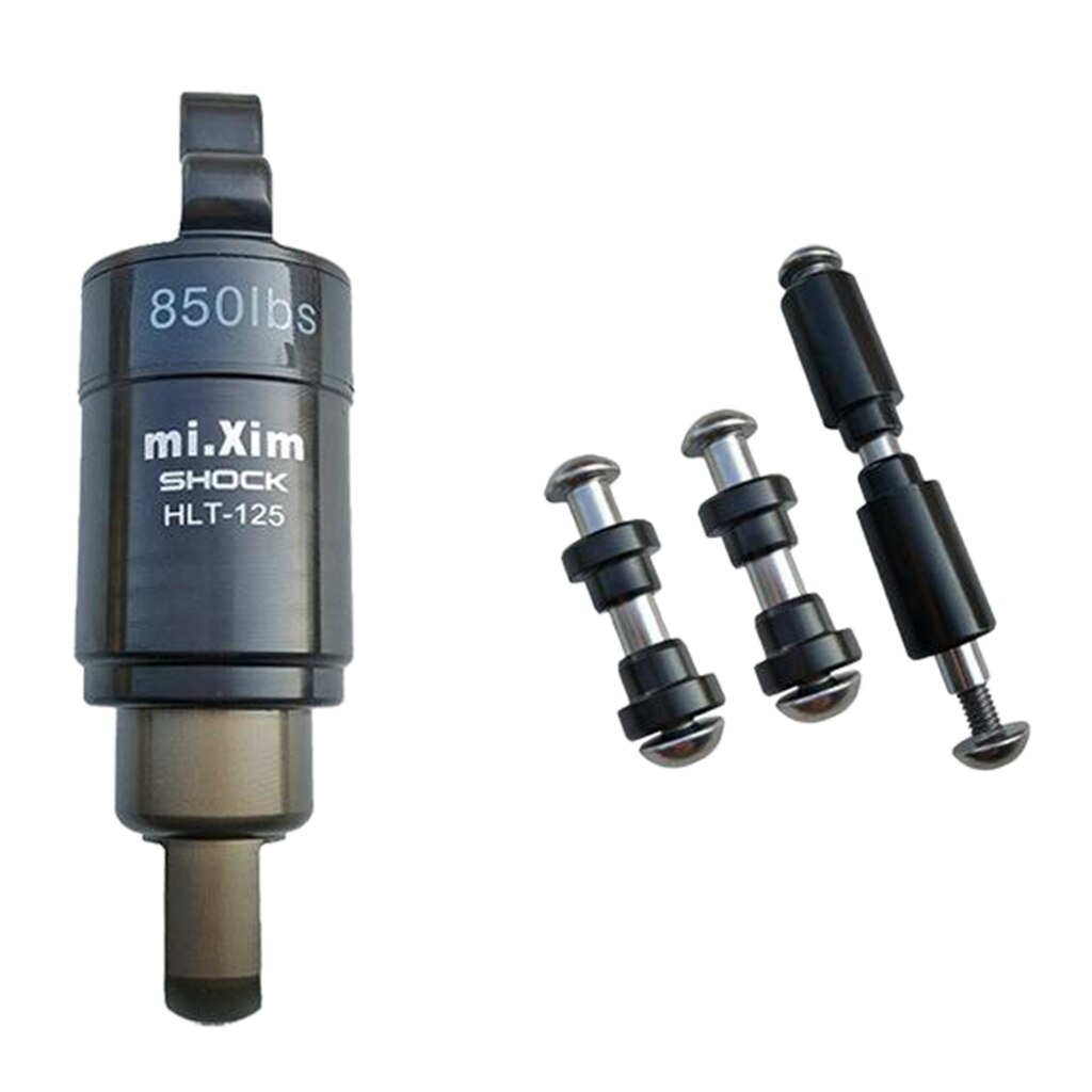 Lightweight Mountain Bike Rear Shock Deluxe MTB Folding Bicycle Soft Tail Rear Suspensions with 3 Sets Bushing Shim Adapters