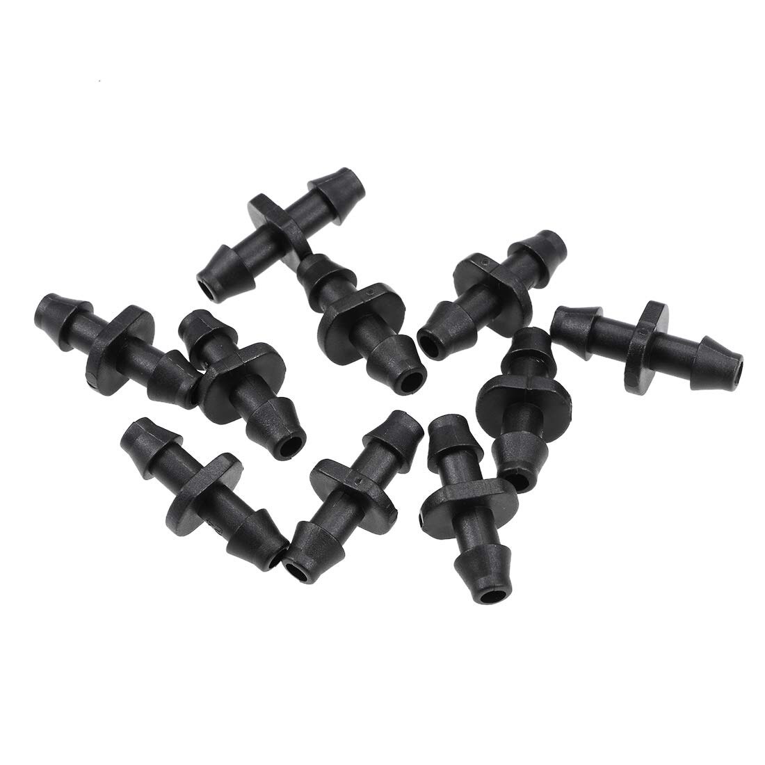 50 Pcs Water Connector Agricultural Irrigation Garden Lawn 1/4 ' Water Hose Connector Drip Irrigation System Connect 4/7mm Hose