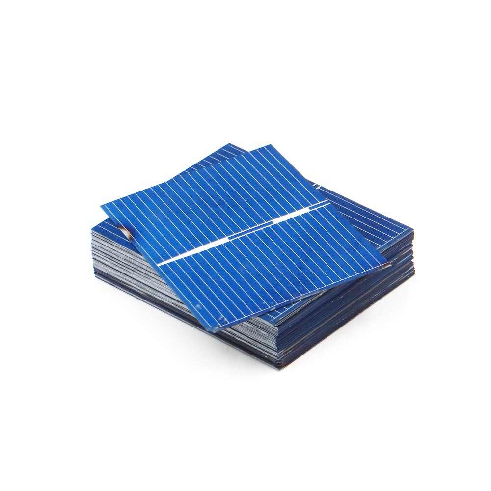 Panel Solar de células de silicio policristalino, cargador artesanal, energía Solar, 52x39mm, 100 V, 0,5 W, 0,33 unids/lote