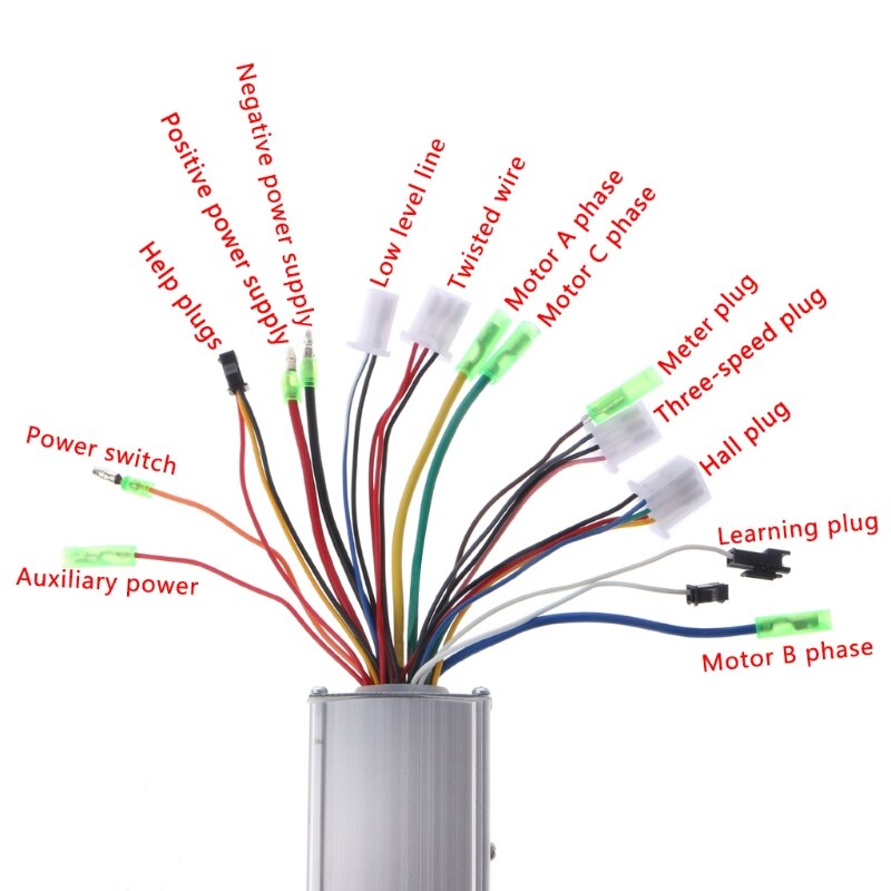 DC 24/36V 250W Brushless Regulator Speed Controller Scooter E-bike Electric Motor
