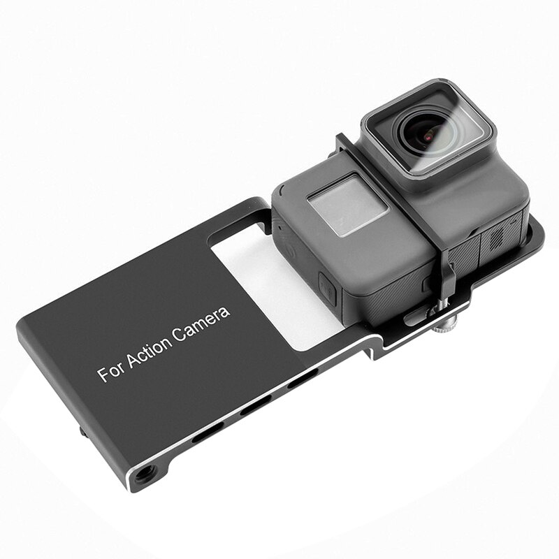 Håndholdt stabilisator gimbal adapter bryter monteringsplate til dji osmo handling til gopro helt 3 3+ 4 4k zhiyun glatt q mobilkamera
