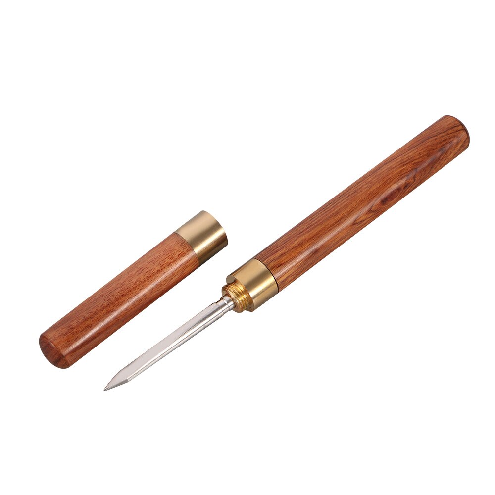 1Pcs Sandalwood Tea Knife Needle Pick With Wood Handle Puer Tea Tools Cone Needle Breaking Prying Tea Brick Tool: A