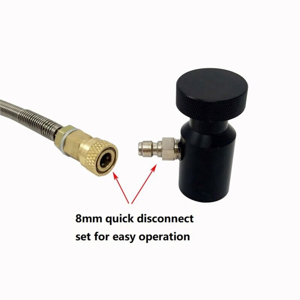 Voor Sodastream Soda Club Co2 Cilinder Refill Adapter Met Aansluiting Slang G5/8 Te TR21.4/W21.8-14 Om TR21.4/CGA320 Om TR21.4