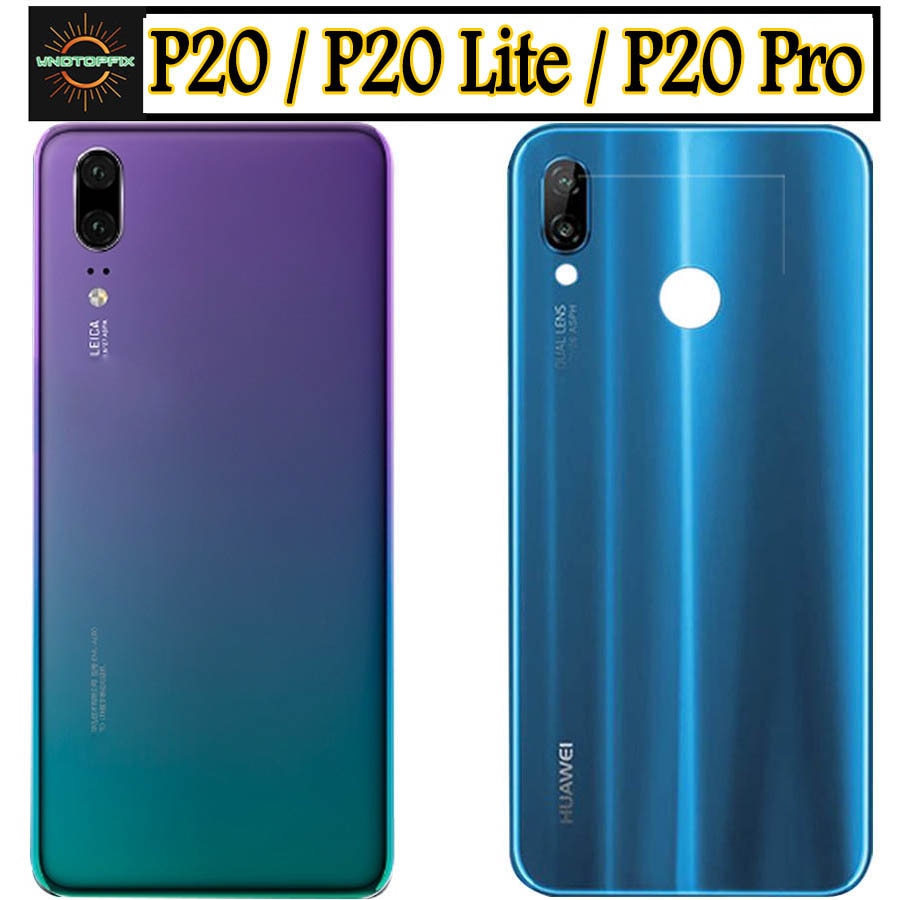 Per Huawei p20 lite coperchio della batteria Porta Posteriore Per Il Caso di Huawei p20 pro copertura di batteria di vetro della copertura Posteriore Per Huawei p20 della copertura posteriore