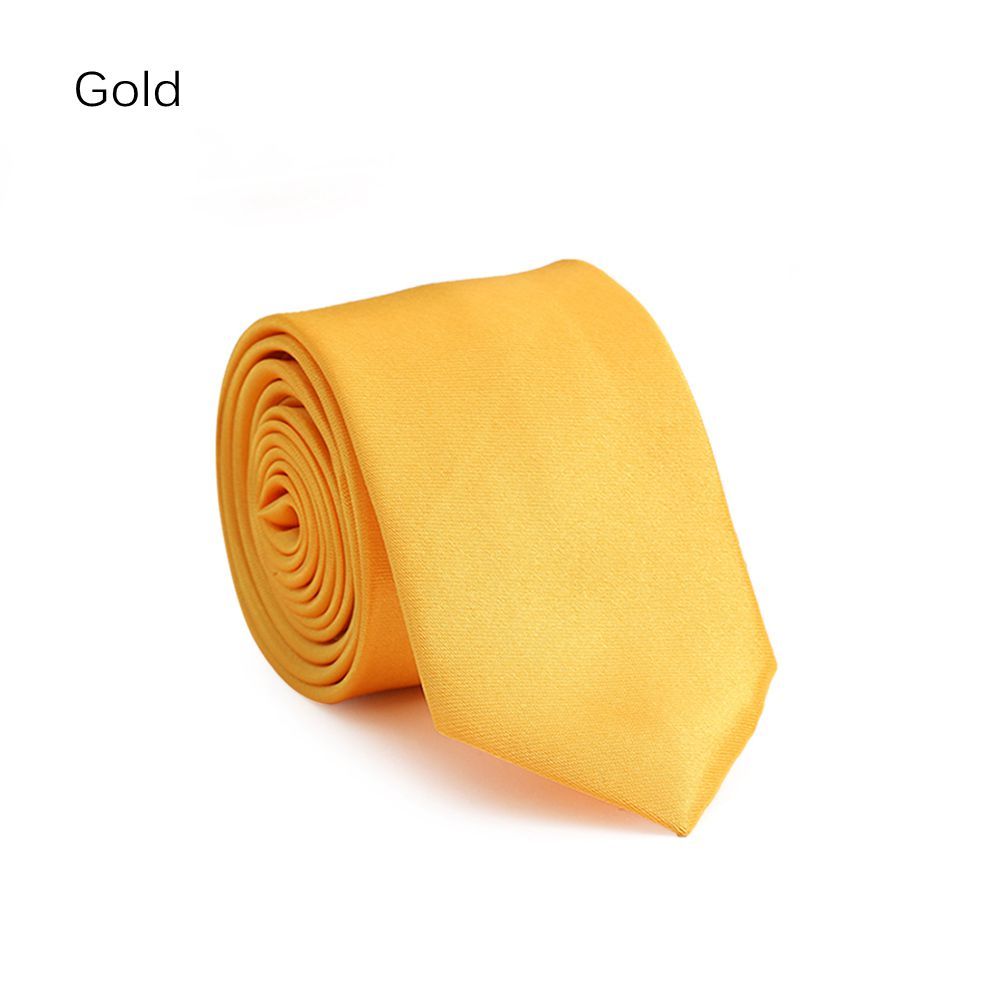 Mode Casual Slanke Effen Heren Effen Magere Hals Feestbruiloft Stropdas Zijden Stropdas