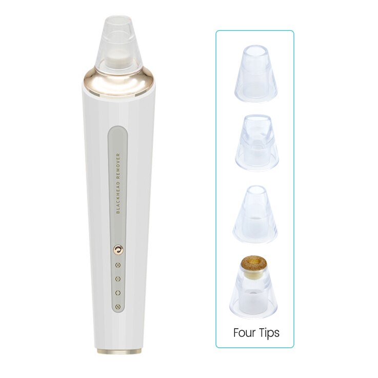 Electric Facial Blackhead Remover Acne Cleaner Black Spots Pore Cleaner Machine Blackhead Black Point Vacuum Cleaner Tool: Blue