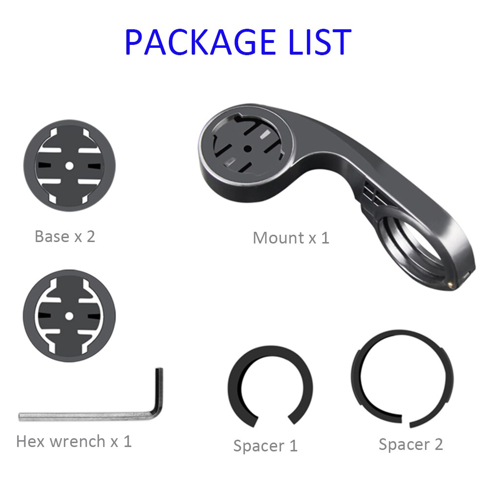 Bicycle Computer Mount Out Front Road Bike Computer Mount Bracket Bike Mount for Bicycle Edge for 22.2-31.8mm diameter