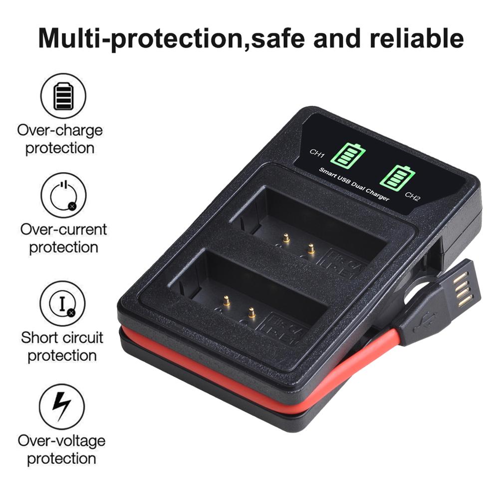 Caricabatteria LP-E10 LPE10 con porta USB e type-c per batteria Canon LP E10, 1100D 1200D 1300D 2000D bacio X50 X70 Rebel T3 T5