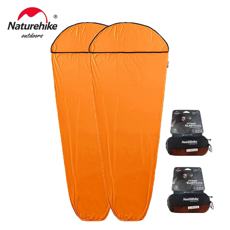 Naturehike Schlafsack Liner Hohe Elastizität Schlafsack Liner Ultraleicht Tragbare Reise Blatt draussen Camping Schlafsack: Blau