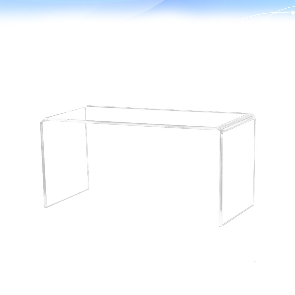 3 Pcs U Shaped Acrylic Storage Rack Clear Shelf Display Stand Desktop Organizer Holder for Model Bag Shoes - Size: Picture 1 2