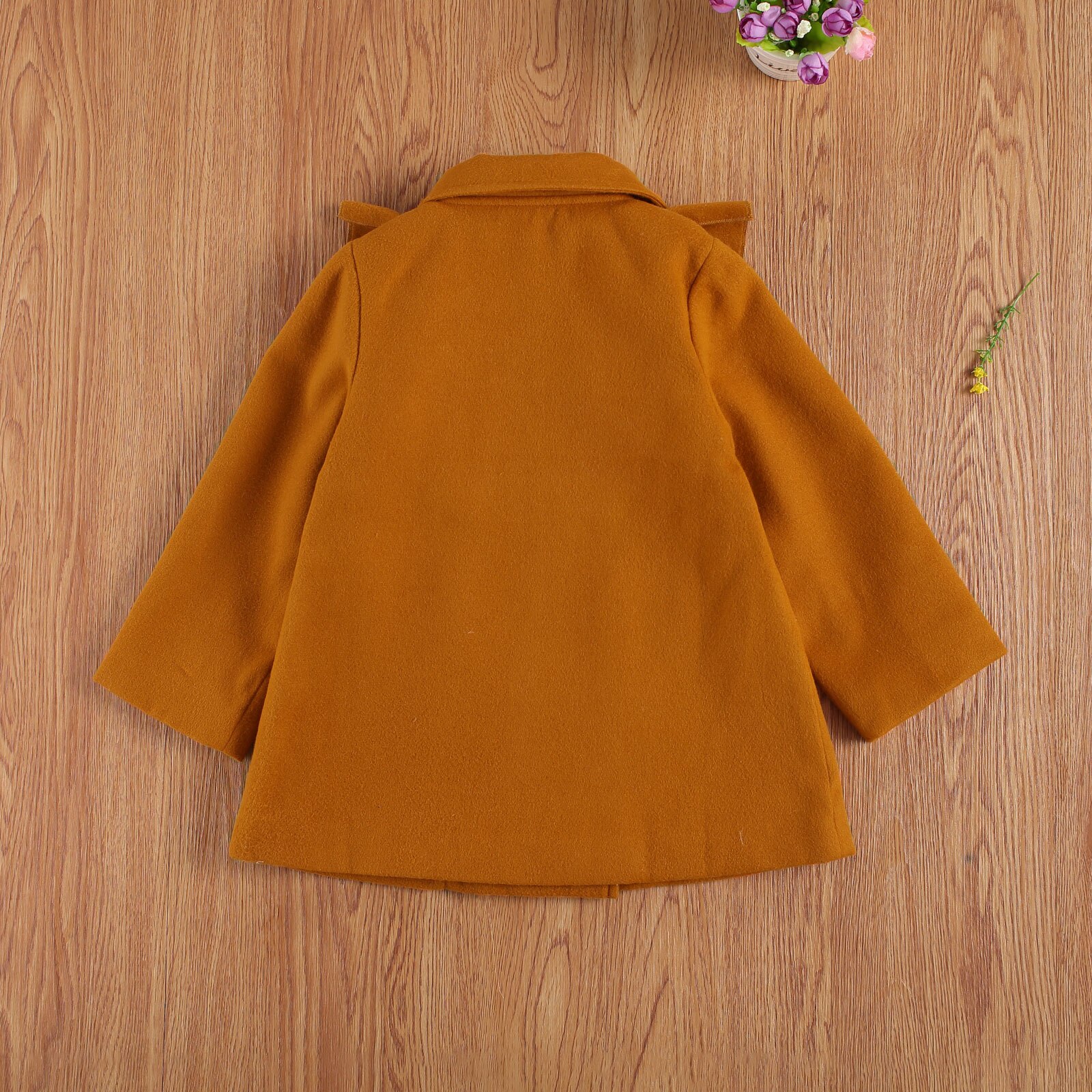 Winter Jacket Roffles Autumn Winter Kids Baby Girls Woolen Coats Jackets... – Grandado