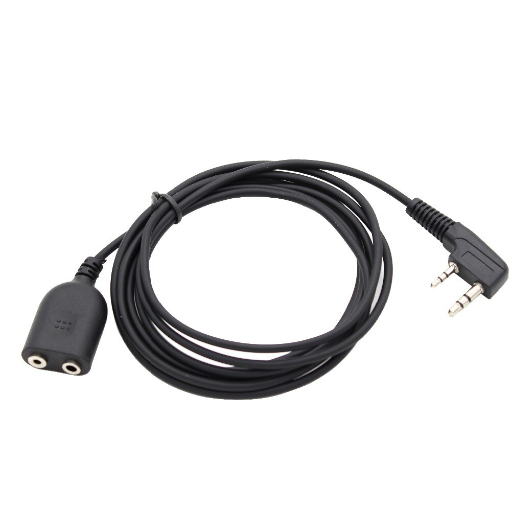 XQF 2 Meter Extended Kabel Verlängerung Kabel für Kenwood Lautsprecher Mic Mikrofon Headset für BaoFeng UV-5R GT-3 PX-777 TH-UVF8D