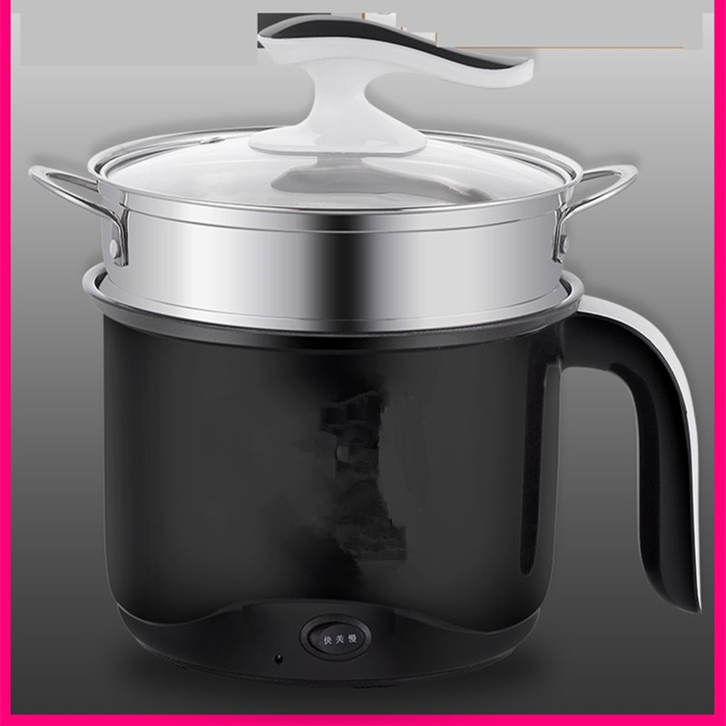 220V 1.2L/1.8L Multifunction Electric Cooking Pot Machine Single/Double Layer Available Pot Multi Cooker EU/AU/UK/US plug
