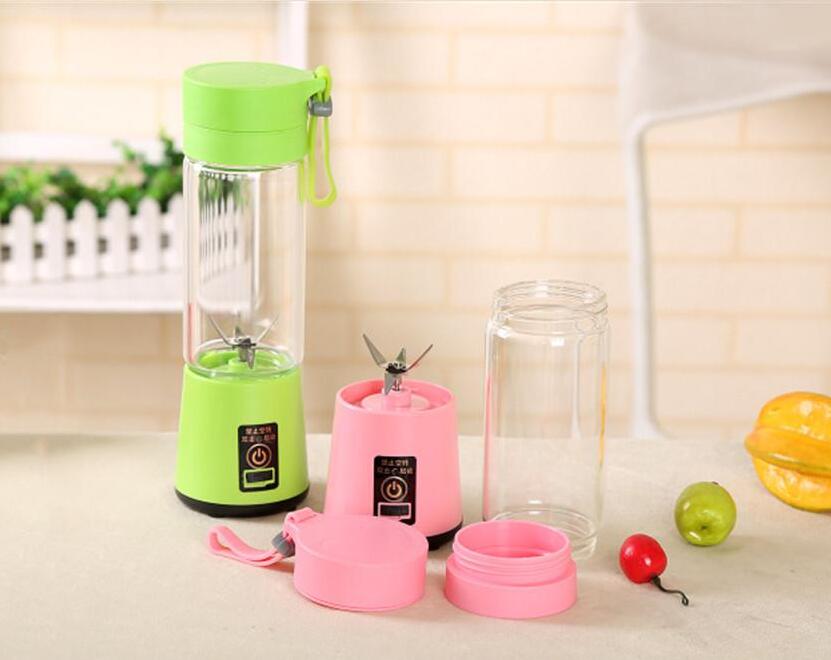 380ml USB Rechargeable Juicer Cup Juice Citrus Blender Lemon vegetables fruit Milkshake Smoothie Squeezers Reamers Bottle