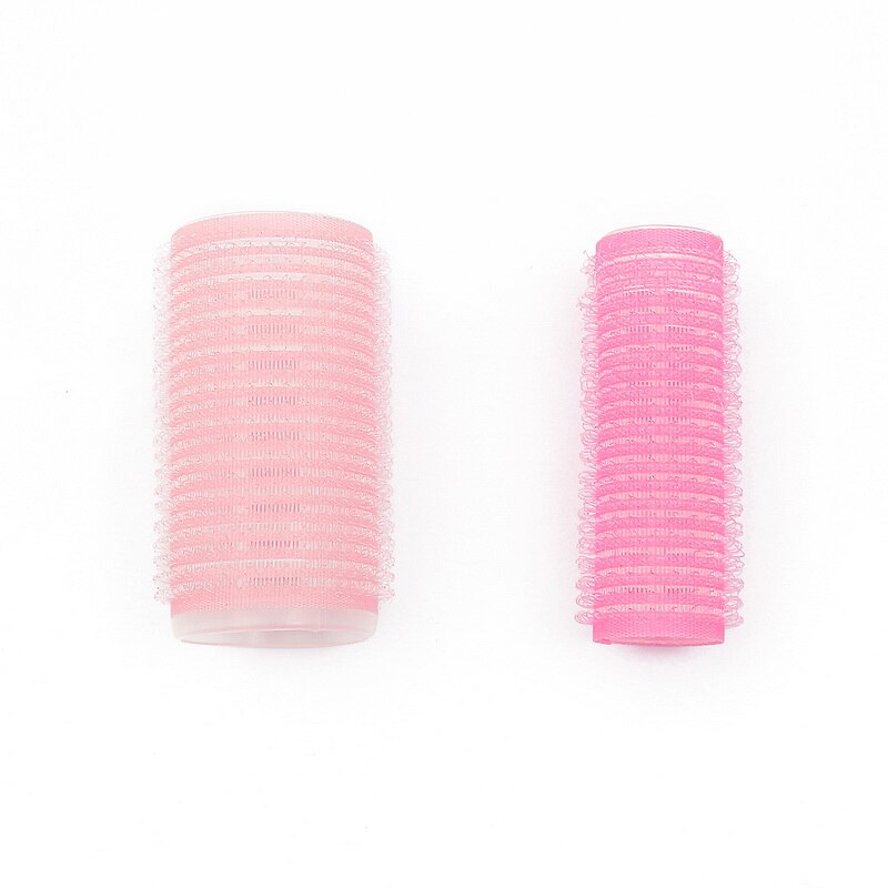 6 pçs/lote hairdressing uso doméstico diy magia grande rolos de cabelo auto-adesivo estilo rolo modelador ferramenta beleza