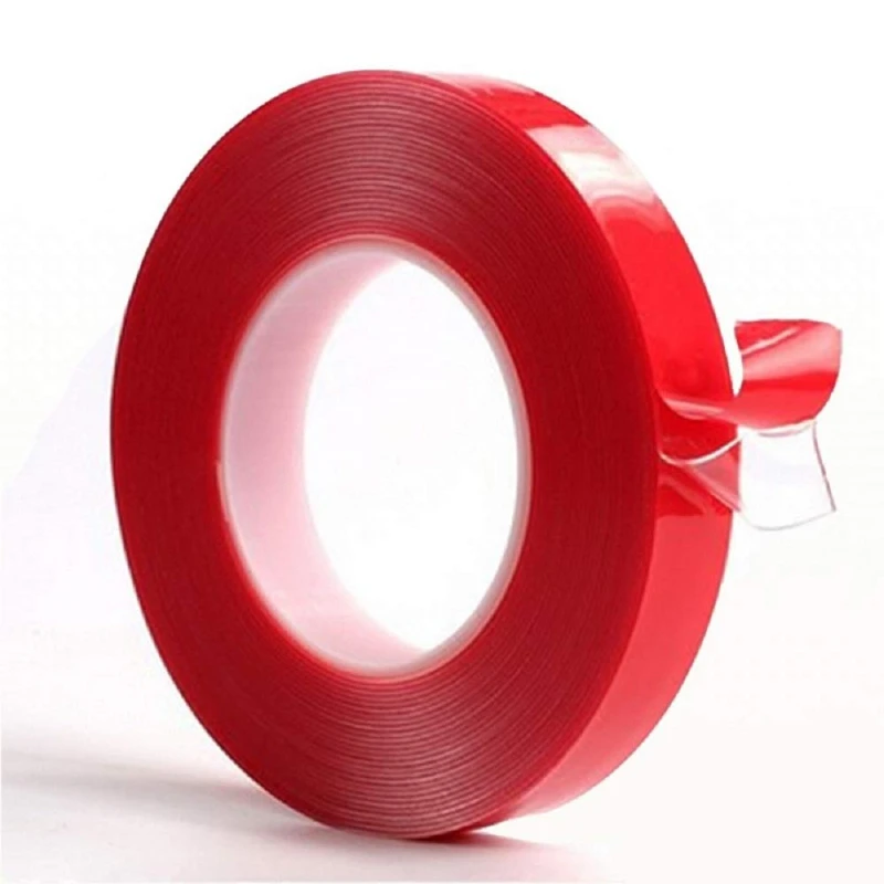 Doppelseitiges Klebeband, transparent, wasserfest, abnehmbar, doppelseitiges Montageband für Basteln, Teppiche, Fix, Zuhause, Büro, Zauberstab, Auto, Dekoration