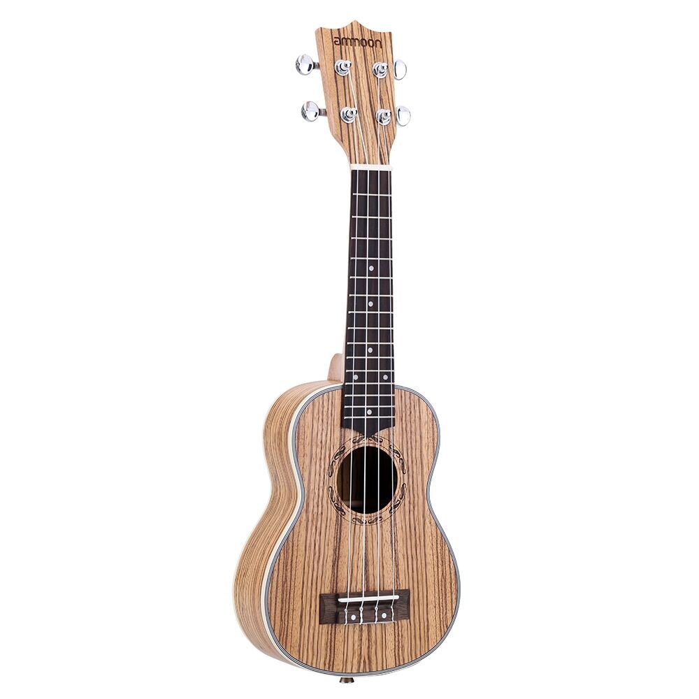 Ammoon ukulele 21 " akustisk ukulele 15 bånd 4 strenge guitar musikalsk strengeinstrument forskellige typer guitarra til option: Multi