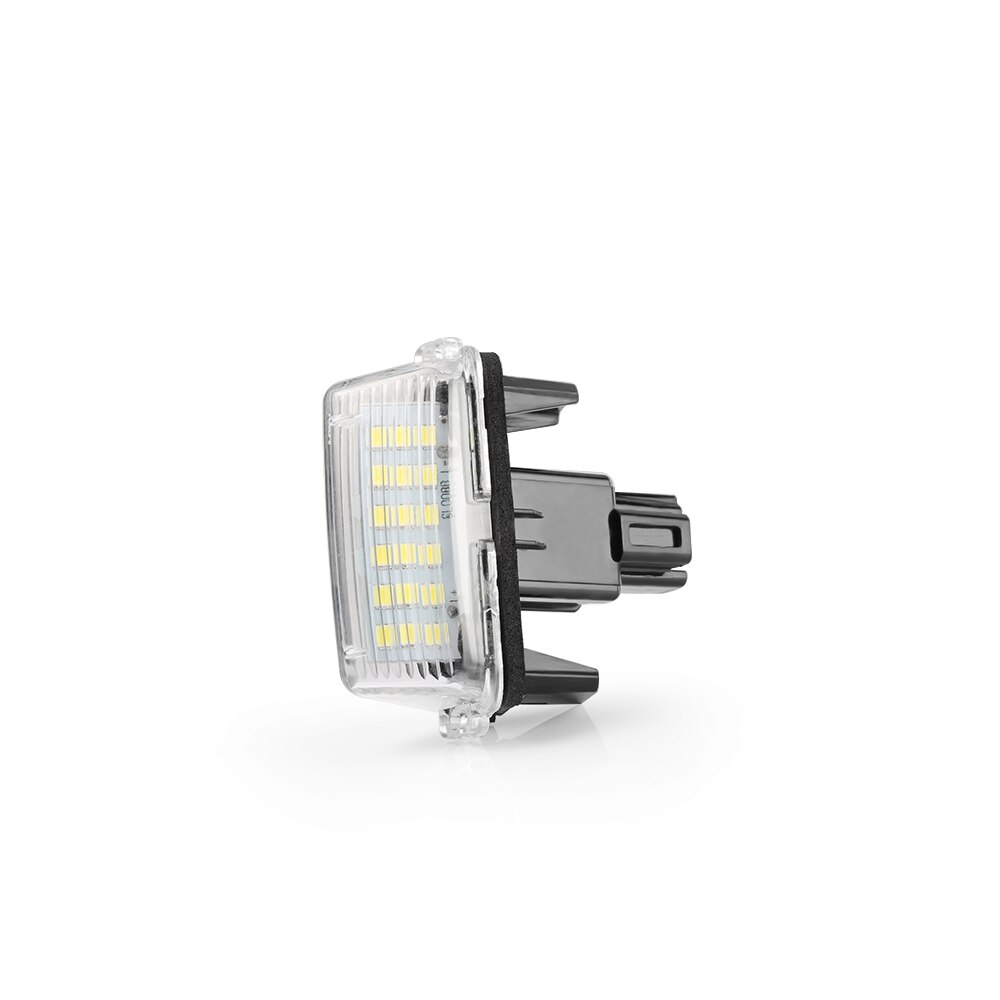 Luz Led blanca para matrícula de coche, lámpara CANbus para Toyota Yaris/Vitz Camry Corolla Prius C Ractis Verso, 2 uds.
