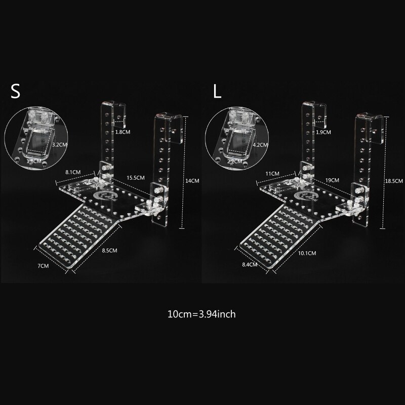 066E Acryl Schildpad Koesteren Platform Schildpad Ramp Reptiel Klimmen Ladder Rusten Terras Aquarium Aquarium Schildpad Dock