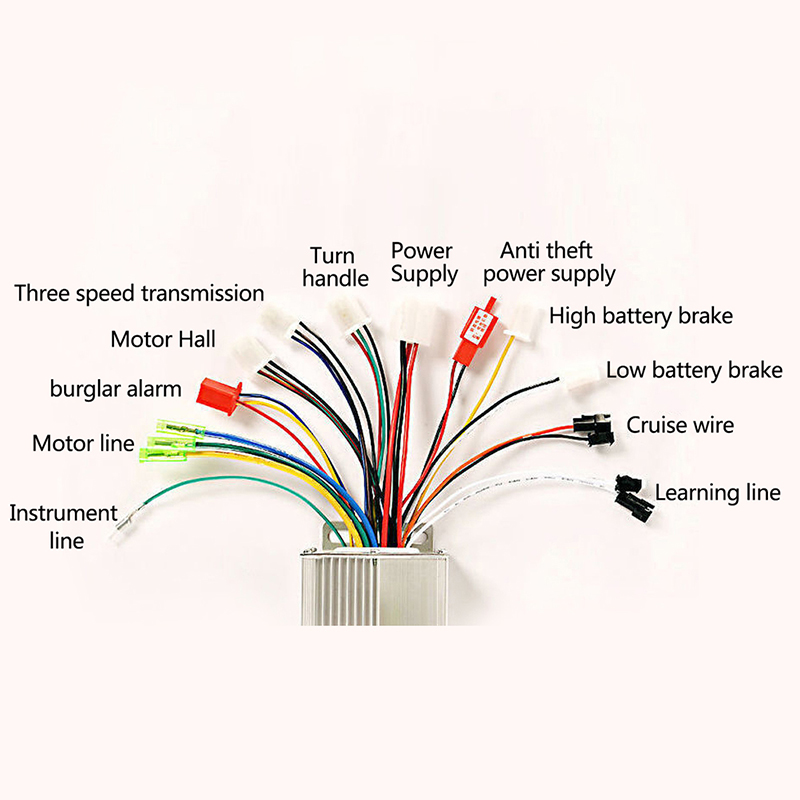1st Elektrische Fiets Accessoires 36V/48V Elektrische Fiets 350W Borstelloze Dc Motor Controller Voor Elektrische Fiets E-Bike Scooter