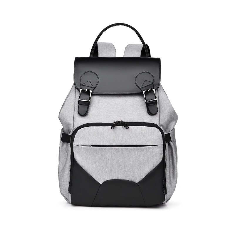 Multi-funktionale MOTHER&#39;S Tasche Kleinkinder Fütterung Flasche Aiaper Windel Tasche Baby Mama Liefert Speicher Rucksack Reise Rucksack: Light Gray