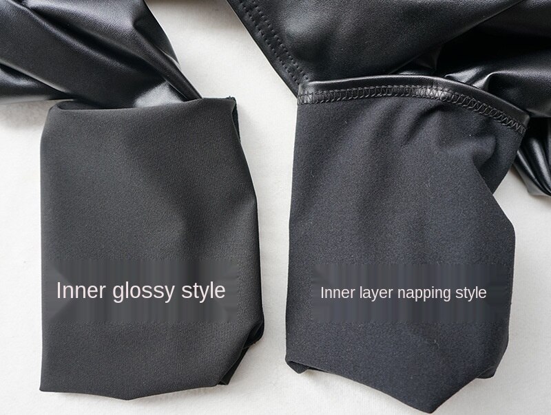 Efterår vinter pu læder gravidbukser slim fit leggings til gravid gravide tights maveløft bukser fødder stretch