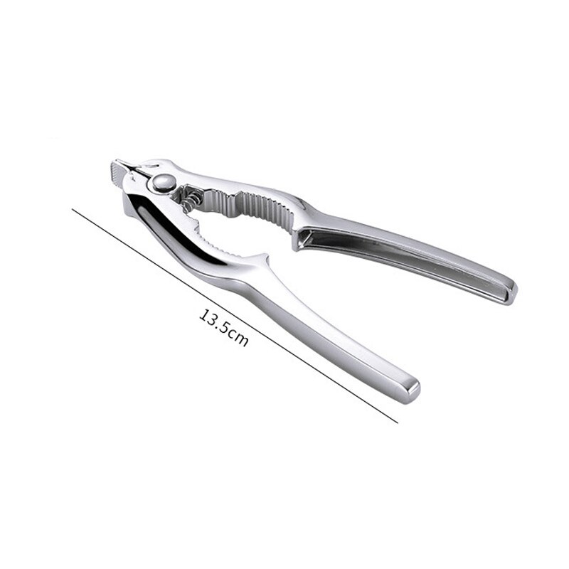 Multifunktionel muslingeklip innovativ åbner zinklegering fisk og skaldyr klemme automatisk spring food clip -35