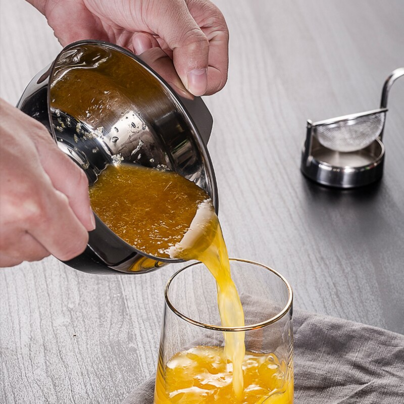 Hand Orange Citrus Lime Fruit Juice Squeezer Kitchen Gadgets Tools Portable Blender Stainless Steel Lemon Squeezer Manual Juicer