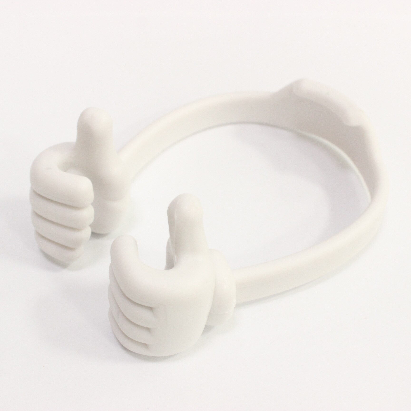 Mobile Phone Holder Thumbs Modeling Phone Stand Bracket Holder Mount for IPhone6 6S 5S for Samsung Tablets: White