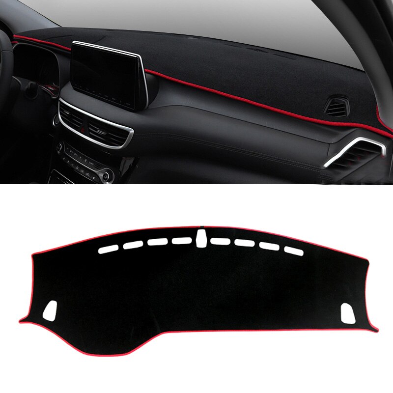 Para Hyundai Tucson , , , , , del tablero de instrumentos del coche cubierta evitar Luz de instrumento alfombra para tablero alfombras Accesorios